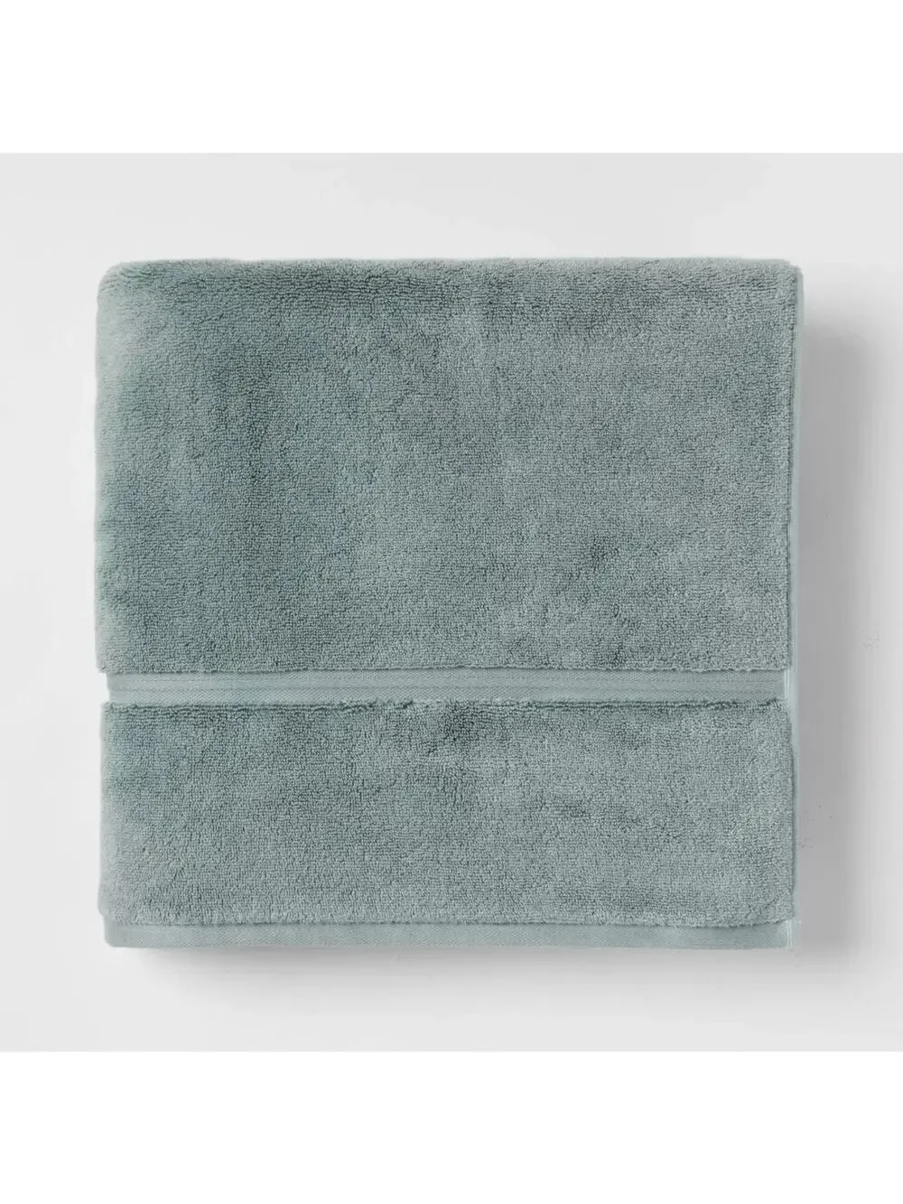 Threshold Oversized Spa Plush Bath Towel Sage Green NEW